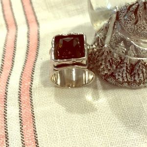 Silpada smoky topaz ring